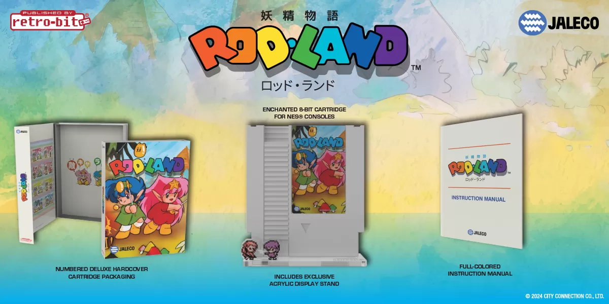 Rod Land Banner_01 NES Collage Rod Land Banner_01 NES Collage